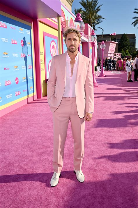 ryan gosling pink gucci suit|ryan gosling suit.